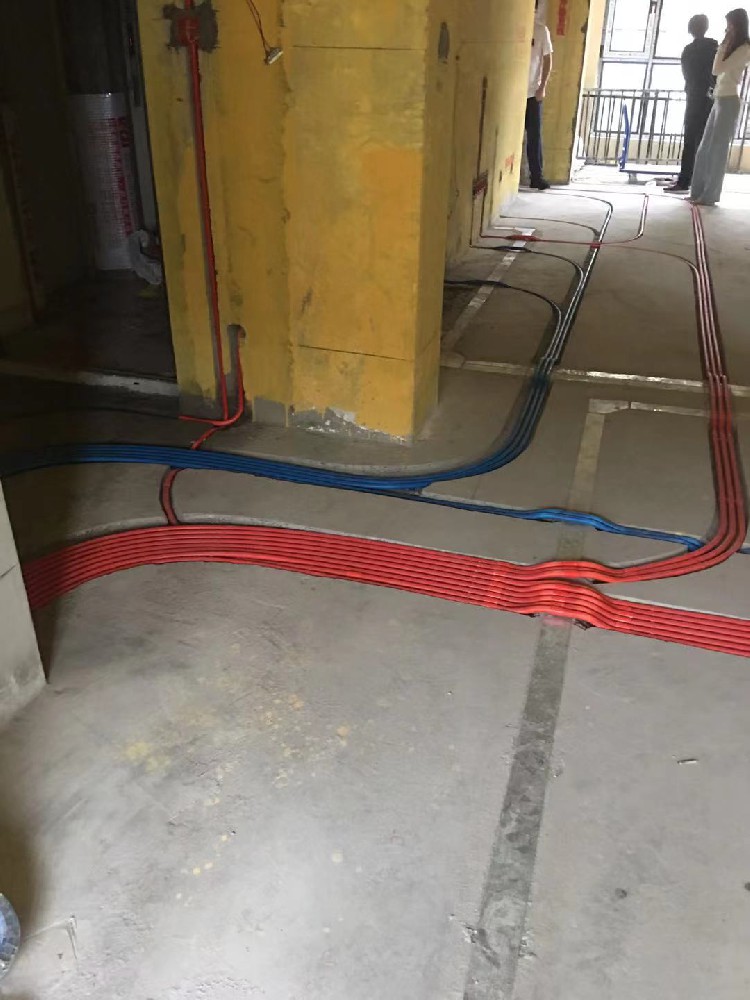 爱华装修水电阶段工地参观